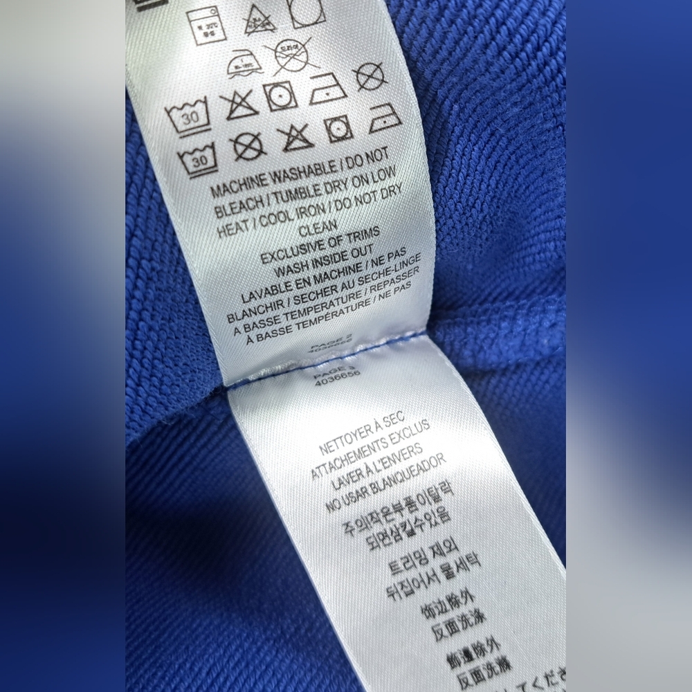 Burberry Children Kids Boys Full Zip Hoodie Sweater Blue Nova Check sz 7Y 122cm - Picture 9 of 12